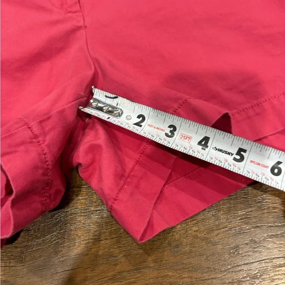Ann Taylor LOFT Pink Shorts Vibrant Cotton Blend size 4 - Picture 4 of 7